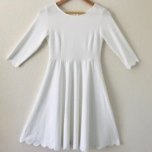 Ivory Pink Blush Maternity Dress